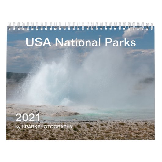 US National Parks 2021-kalender Kalender (Hoes)