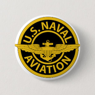 US Naval Aviation - 2 Ronde Button 5,7 Cm