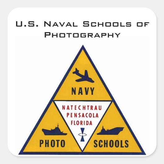 US Naval Schools of Photography #1 Stickers (Voorkant)