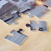 US NAVAL VLIEGTUIG "MONTAGE" LEGPUZZEL (Zijkant)