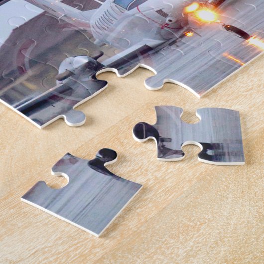 US NAVAL VLIEGTUIG "MONTAGE" LEGPUZZEL (Zijkant)