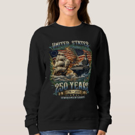 US Navy 250 Jaar 1776-2026 Eagle Ship Carrier Trui