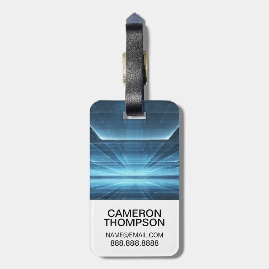 US Navy | Amerikaanse marinereserve Bagagelabel (Achterkant verticaal)