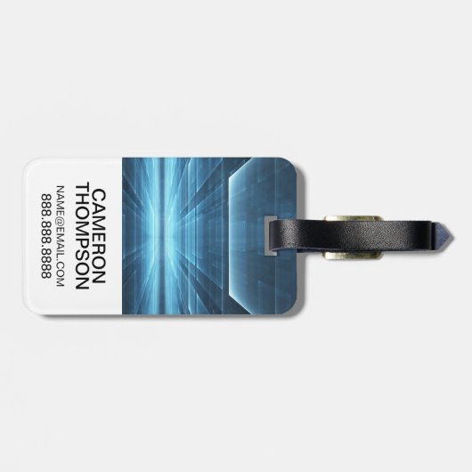 US Navy | Amerikaanse marinereserve Bagagelabel (Achterkant horizontaal)