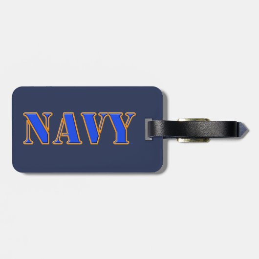 US Navy Bagagelabel (Achterkant horizontaal)