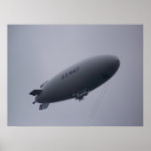 US Navy Blimp MZ-3A Poster (Voorkant)