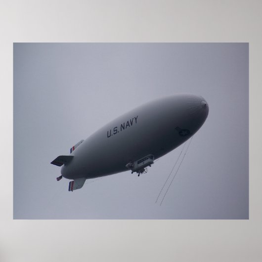 US Navy Blimp MZ-3A Poster (Voorkant)
