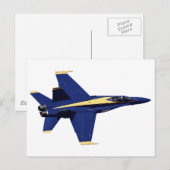 US NAVY Blue Angels in vlucht op vliegweek Briefkaart (Voorkant / Achterkant)
