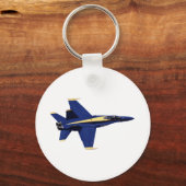 US NAVY Blue Angels in vlucht op vliegweek Sleutelhanger (Voorkant)