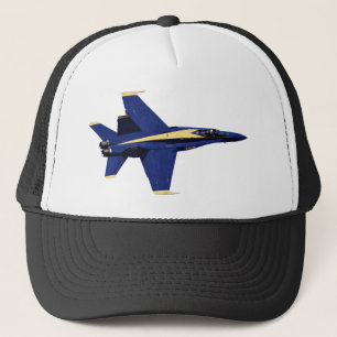 US NAVY Blue Angels in vlucht op vliegweek Trucker Pet