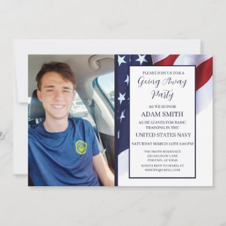 US Navy Bootcamp gaat weg van uitnodiging