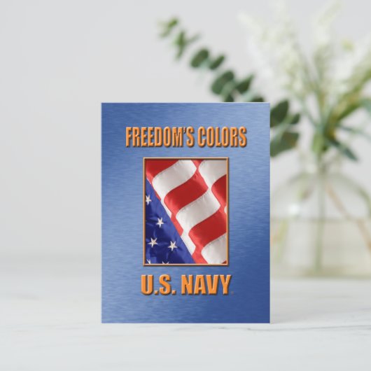 US Navy Briefkaart (Staand voorkant)