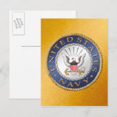 US Navy Briefkaart (Voorkant / Achterkant)