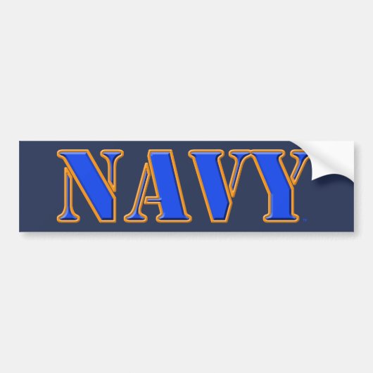 US Navy Bumpersticker (Voorkant)