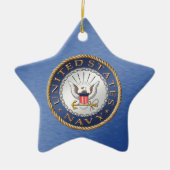 US Navy Ceramic Ornament (Voorkant)