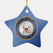 US Navy Ceramic Ornament (Achterkant)