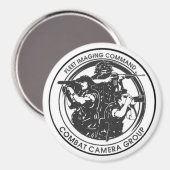 US NAVY COMBAT CAMERA PACIFIC 4" Magnet (Voorkant / Achterkant)
