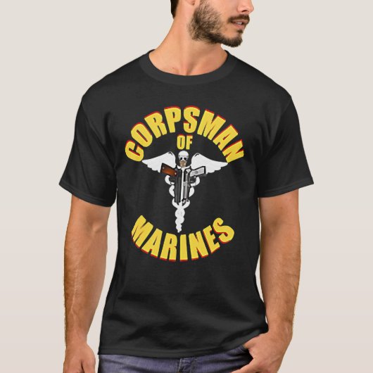 US Navy Corpsman 8404 FMF Veteran Front & T-shirt (Voorkant)
