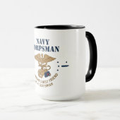 US Navy Corpsman Marine's Beste Vriend Twee-Tonig  Mok (Voorkant rechts)