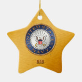 US Navy Dad Ceramic Ornament (Voorkant)