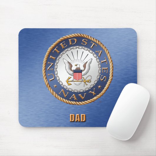 US Navy Dad Mousepad Muismat (Met muis)