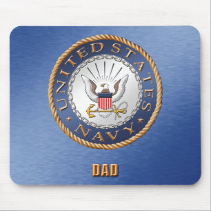 US Navy Dad Mousepad Muismat