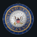 US Navy Dartboard Dartbord<br><div class="desc">Show je trots op de Amerikaanse marine met deze producten. Amerikaanse veteraan ontworpen.
Personaliseerbaar! Verschillende grootten, kleuren en opties.</div>