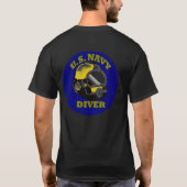US NAVY DEEP ZEE DIVER T-SHIRT (Achterkant)