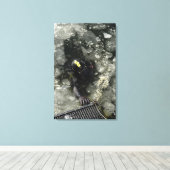 US Navy Diver Canvas Afdruk (Insitu (Houten vloer))