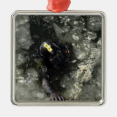 US Navy Diver Metalen Ornament (Voorkant)