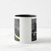 US Navy Diver staat klaar om zijn duik te beginnen Mok (Midden)