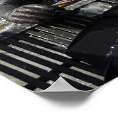 US Navy Diver staat klaar om zijn duik te beginnen Poster (Hoek)