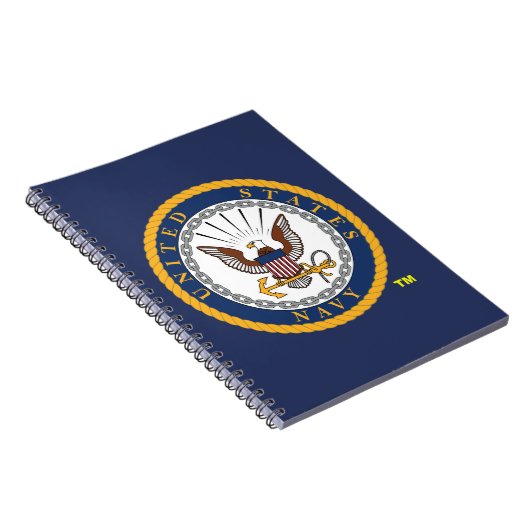 US Navy Embleem Notitieboek (Rechterzijde)