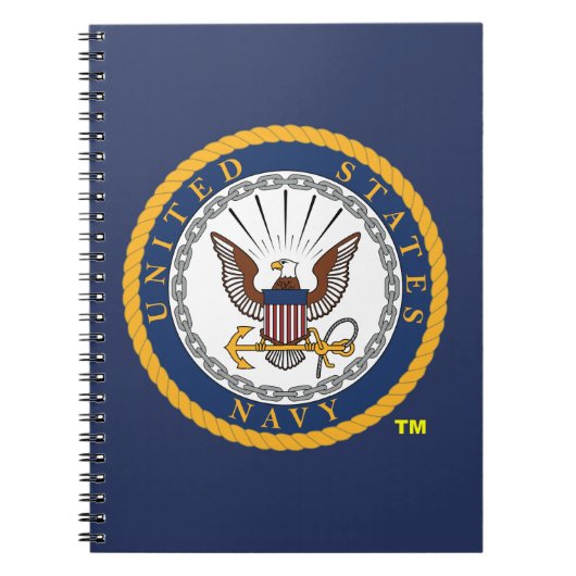 US Navy Embleem Notitieboek (Voorkant)