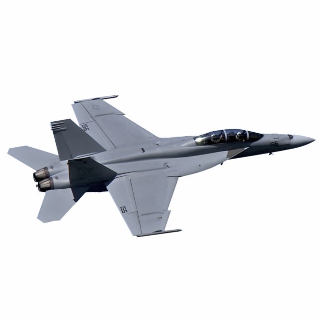 US NAVY F18 Super Hornet-foto-opname Staand Fotobeeldje (Voorkant)