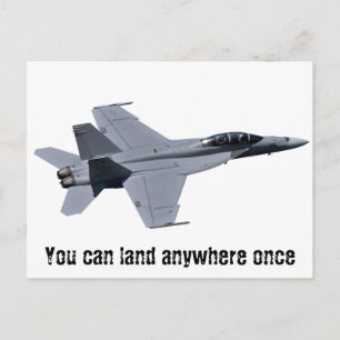 US Navy F-18 Super Hornet Briefkaart