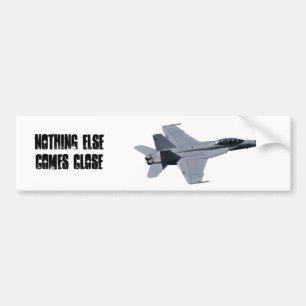 US Navy F-18 Super Hornet Bumpersticker