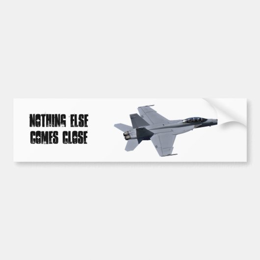 US Navy F-18 Super Hornet Bumpersticker (Voorkant)