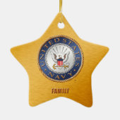 US Navy Family Ceramic Ornament (Achterkant)