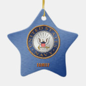 US Navy Family Ceramic Ornament (Achterkant)
