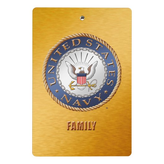 US Navy Family Mini Klembord (Achterkant)
