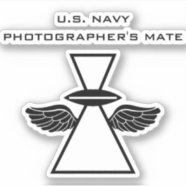 US Navy Fotograaf's Mate Vinyl Sticker