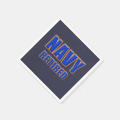 US Navy Gepensioneerd Papieren servet (Hoek)
