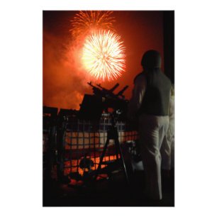 US Navy Independence vuurwerk wereldwijd Foto Afdruk