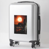 US Navy Independence vuurwerk wereldwijd Sticker (Koffer)