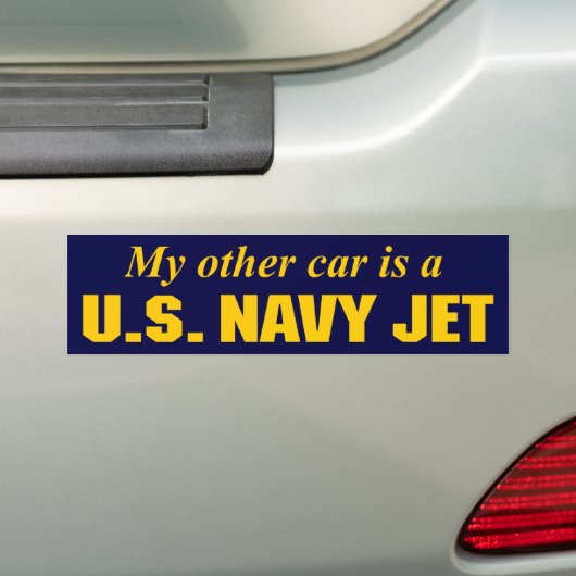 US Navy Jet Bumpersticker (Op auto)