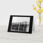 US Navy Lady Lineup 1912 Kaart (Gele Bloem)