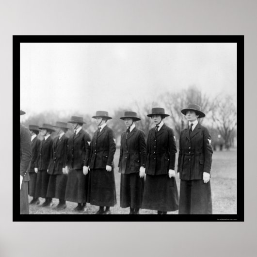 US Navy Lady Lineup 1912 Poster (Voorkant)