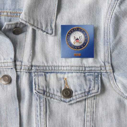 US Navy Mam Button (In situ)
