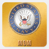 US Navy Mom Sticker (Voorkant)